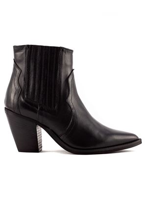 Stivaletto in pelle nera JULIE DEE | GW166NERO